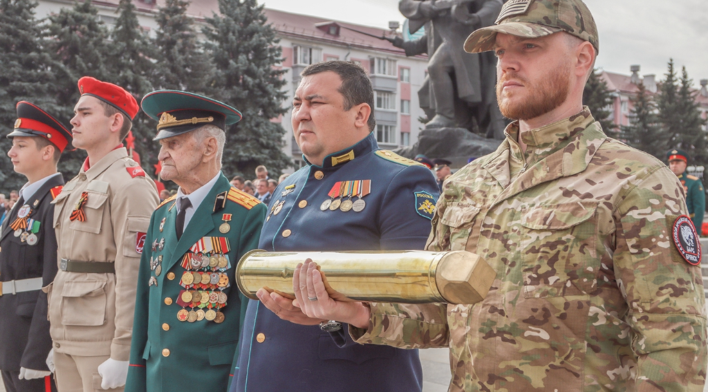Символическая акция на площади Партизан