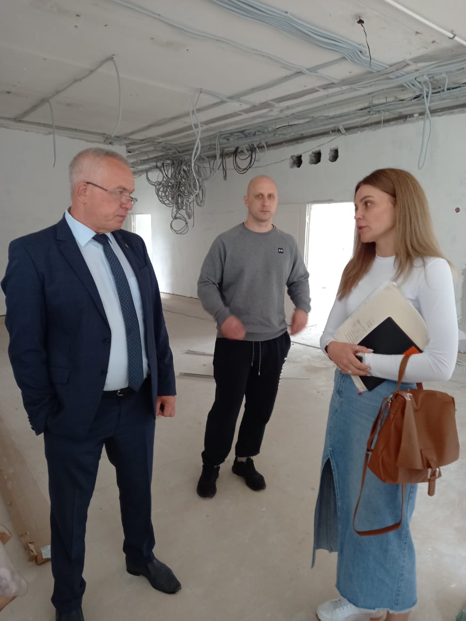 Капитальный ремонт Нетьинской школы прошел экватор