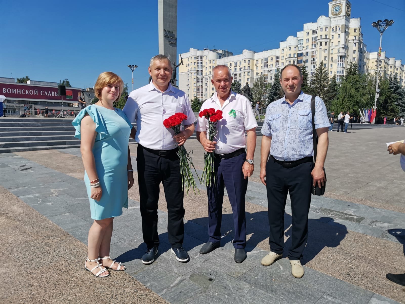 Делегация администрации Брянского муниципального района приняли участие в мероприятиях в честь дня партизан и подпольщиков
