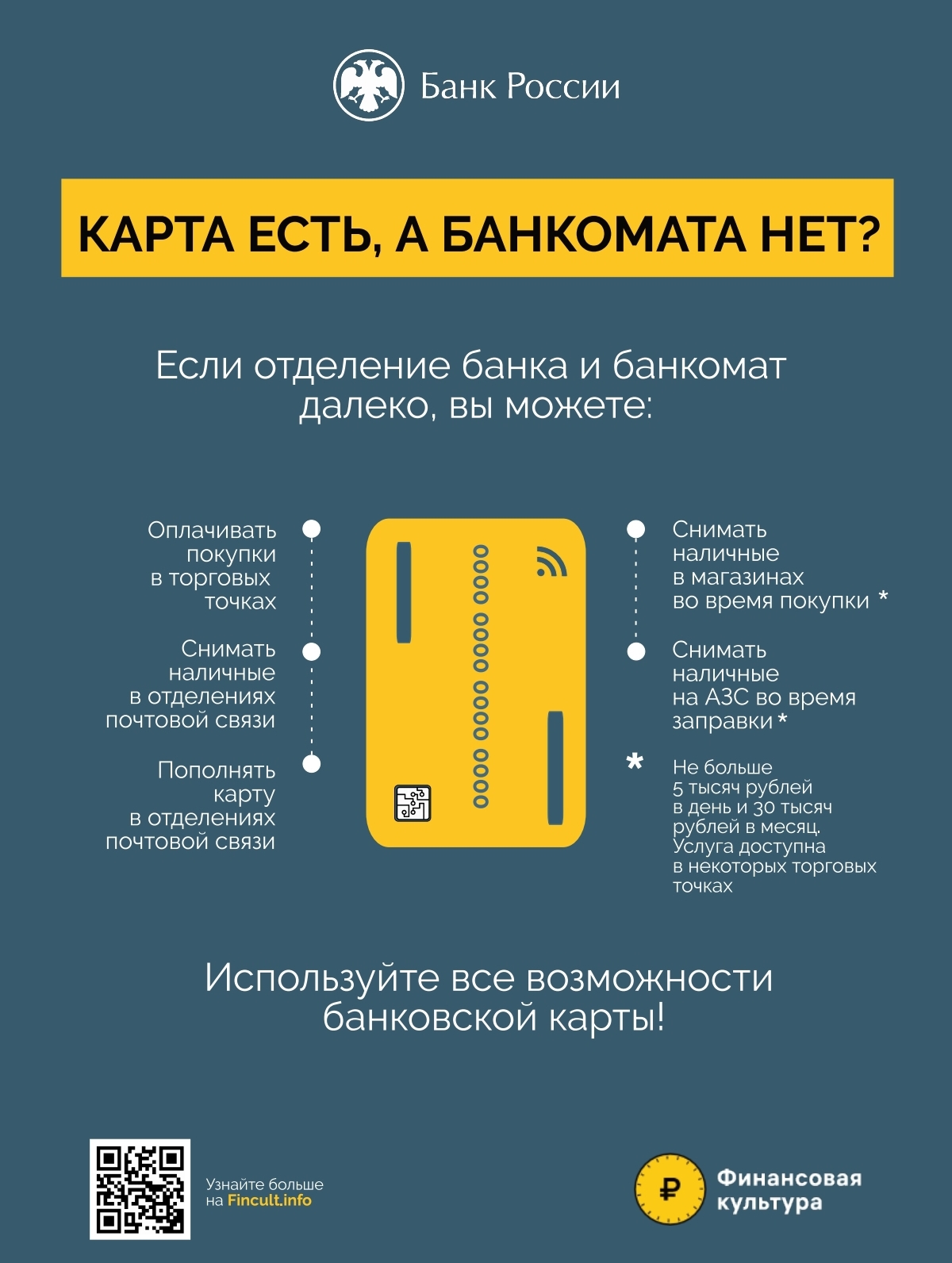 В Брянской области выросло количество торговых точек, где можно снять наличные на кассе   
