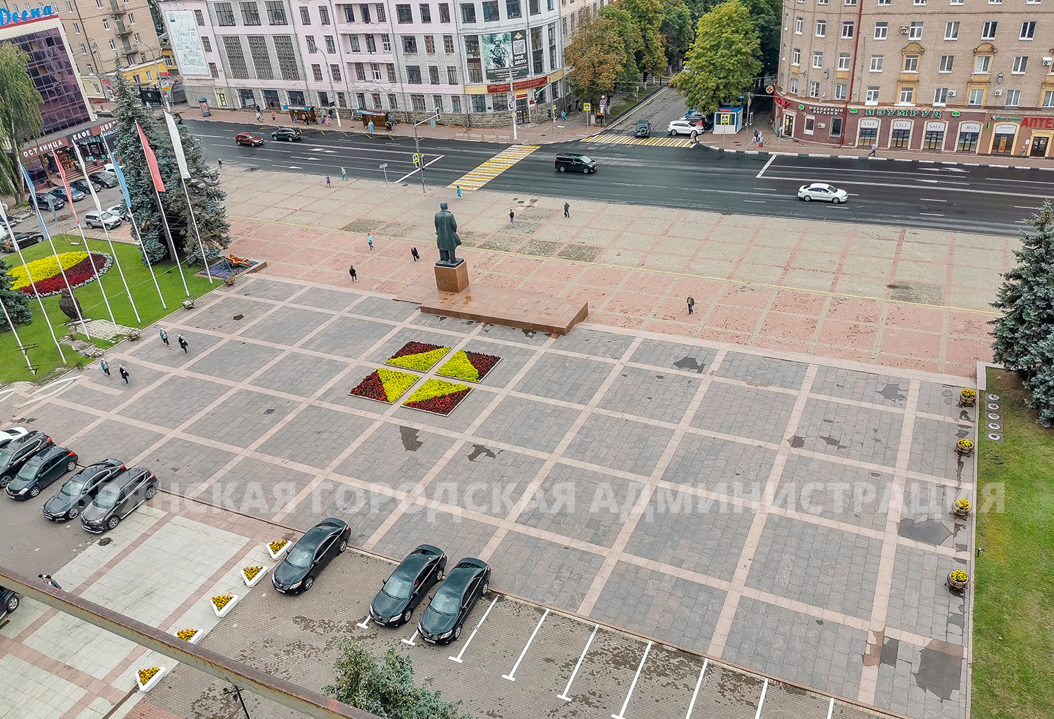 Площадь Ленина в Брянске отремонтируют в четыре этапа