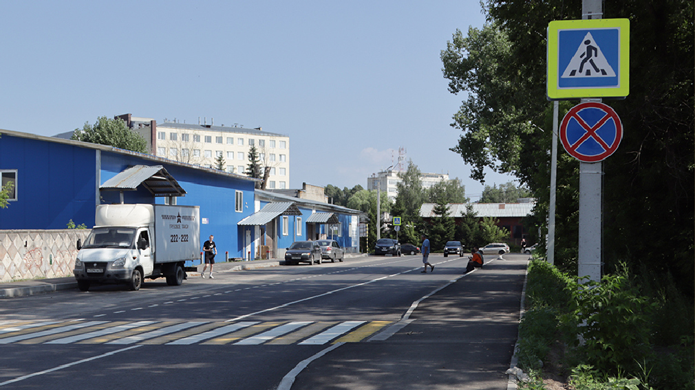 В Брянске капитально отремонтировали улицу Проектируемую