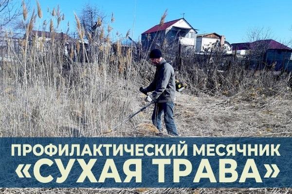 Профилактический месячник «Сухая трава»
