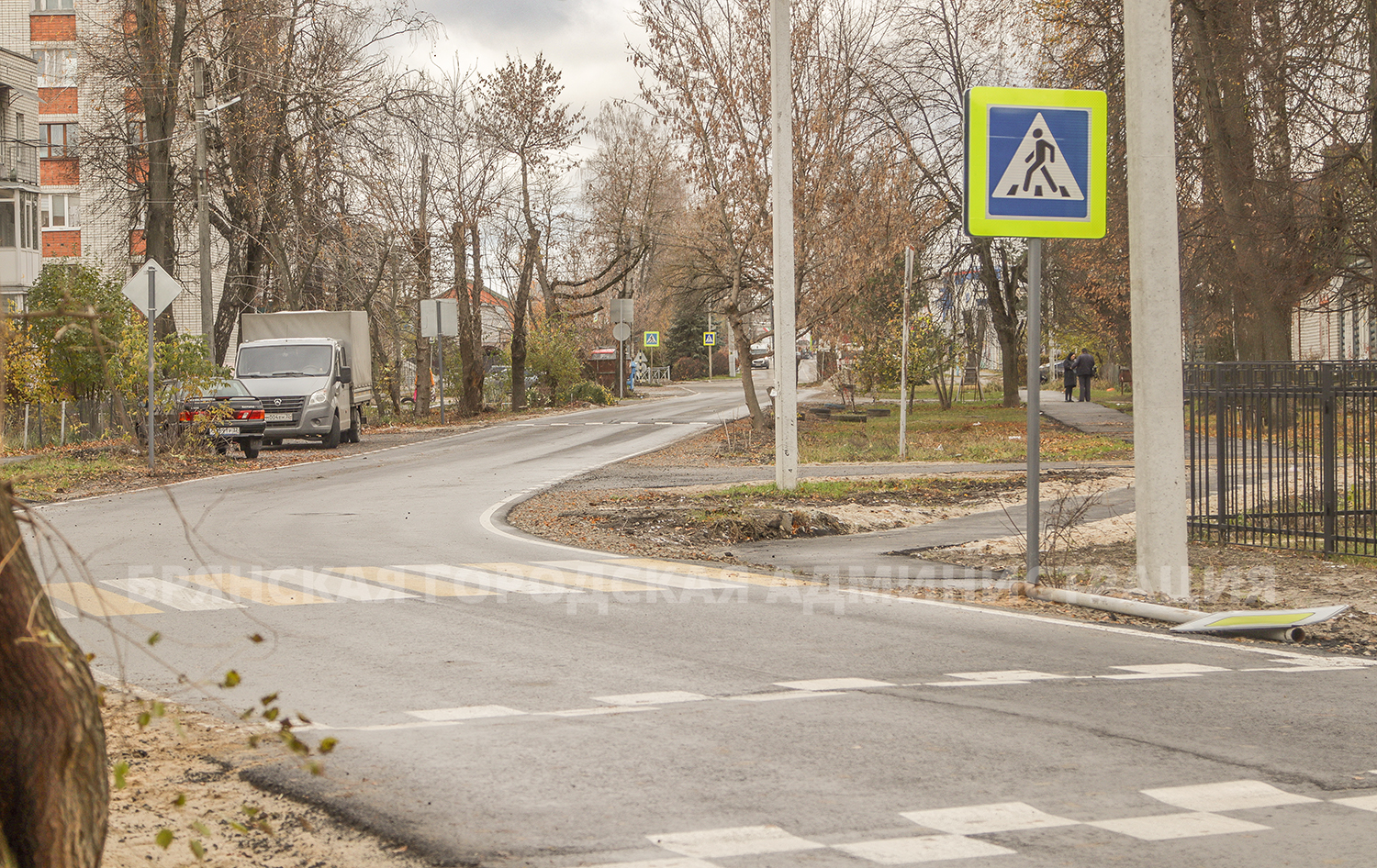 Завершается ремонт на улице Кромской Брянска 