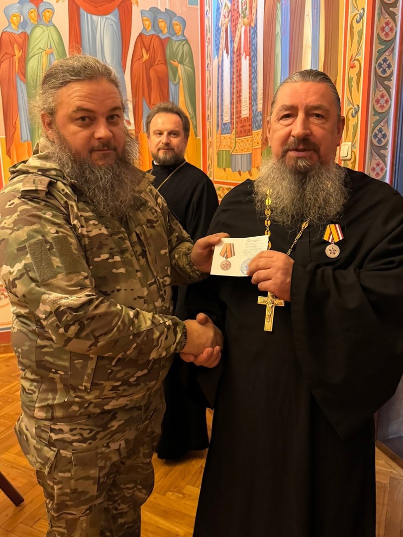 Настоятель храма деревни Антоновка награжден медалью «Участнику специальной военной операции»