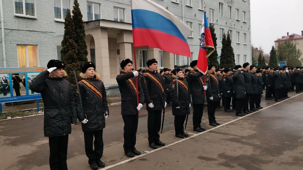 Губернатор Брянской области посетил Клинцовскую кадетскую школу «Юный спасатель»