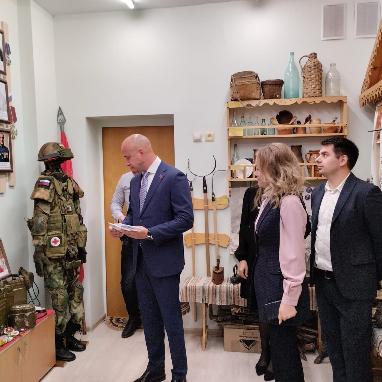 Депутат Александр Жутенков в гостях у добрунских лицеистов