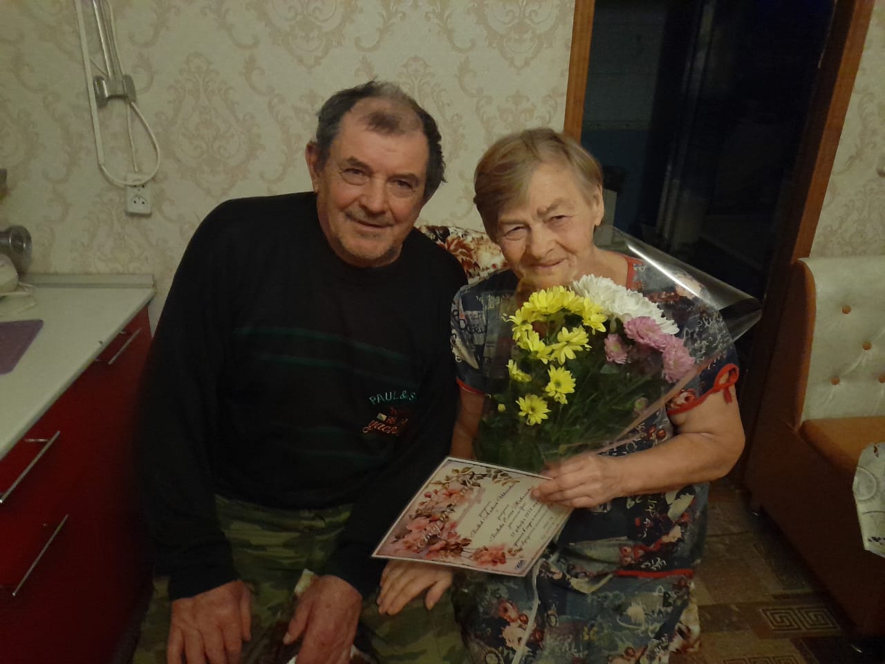 Дружные, веселые супруги из деревни Бетово Брянского района