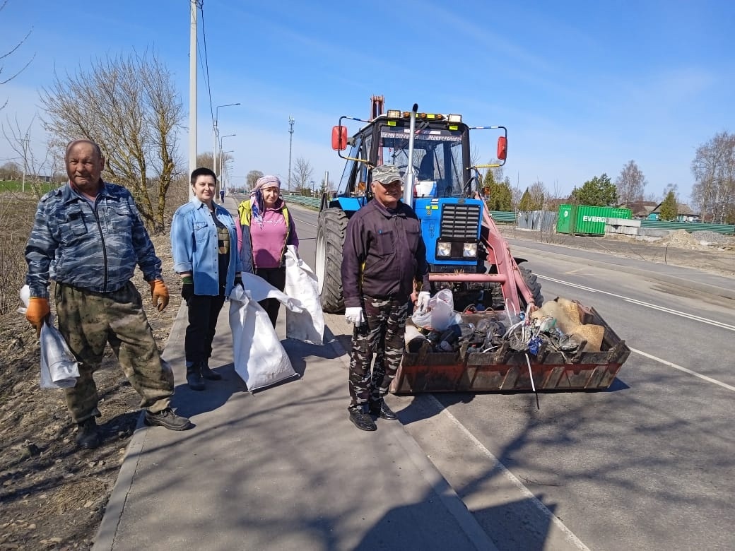 На санитарную пятницу в Брянском районе вышли жители населённых пунктов