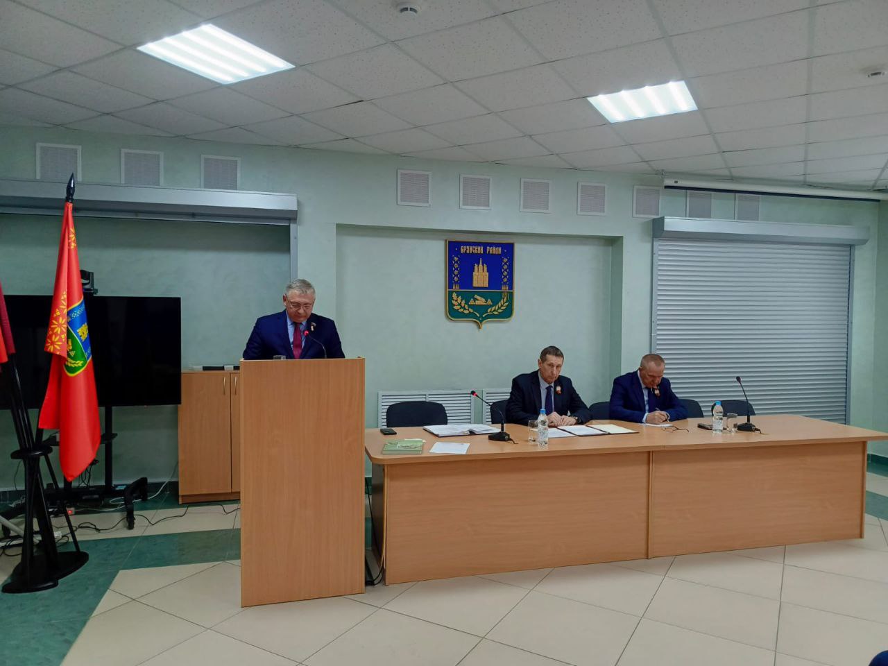 В Брянском районе состоялось 16 заседание Брянского районного Совета народных депутатов