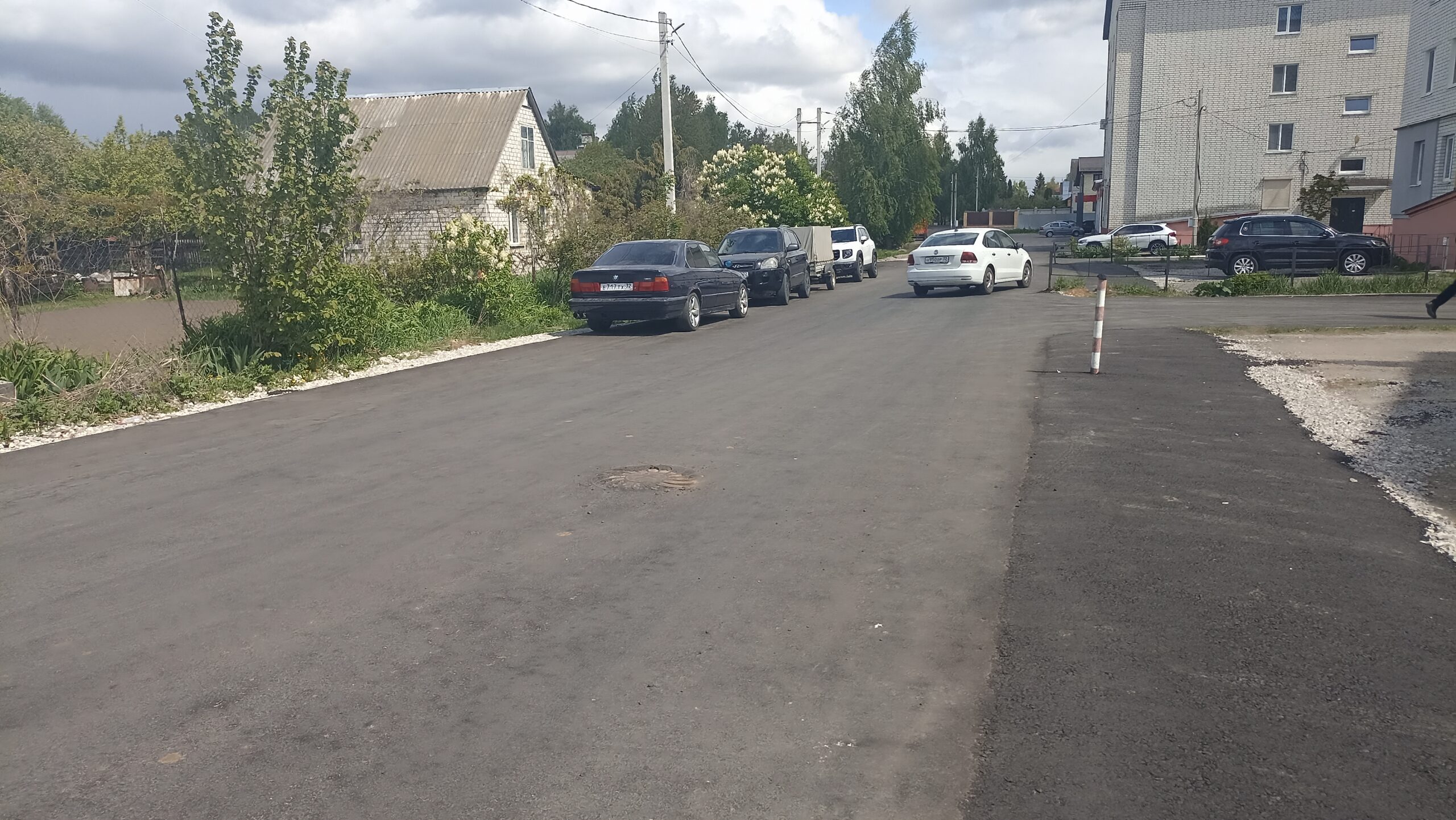 В д. Добрунь Брянского района отремонтировали автомобильную дорогу