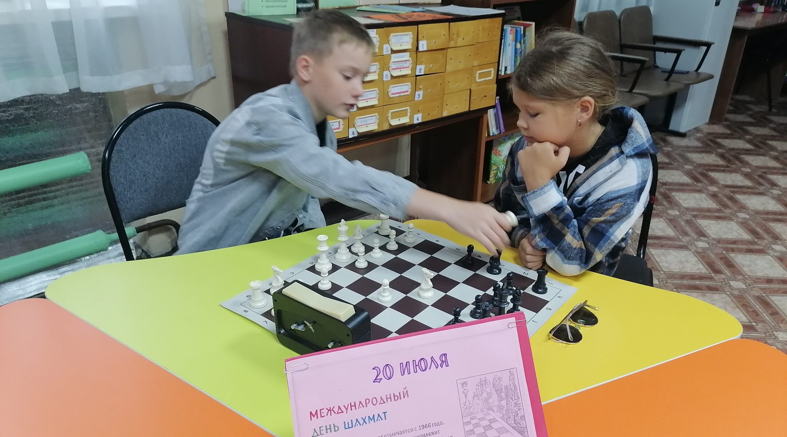 Шахматный турнир для юных любителей