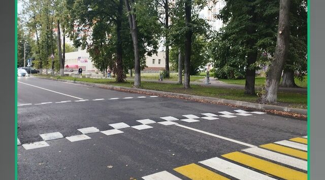 Капитально отремонтирован участок автодороги по улице Комсомольской Брянска