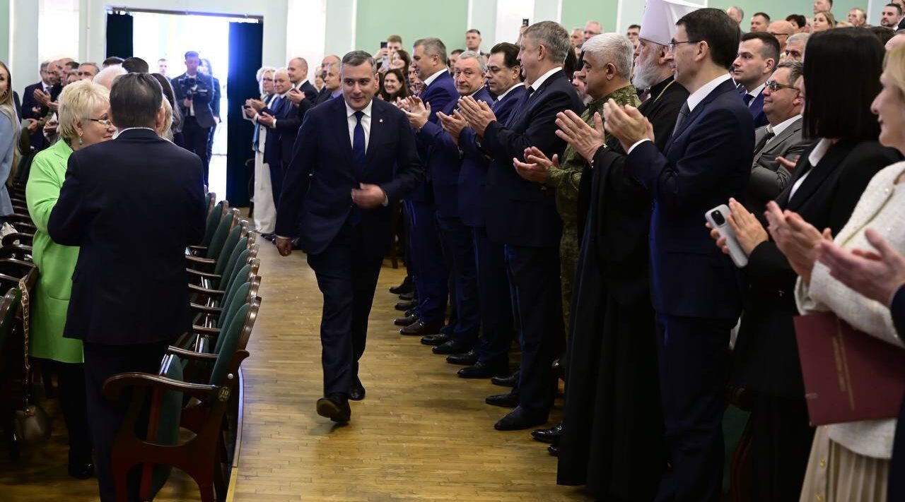 В. Богомаз поздравил А. Хинштейна с избранием на пост Губернатора Курской области