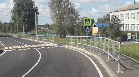 В Комаричском районе отремонтирован участок дороги Комаричи-Лубошево