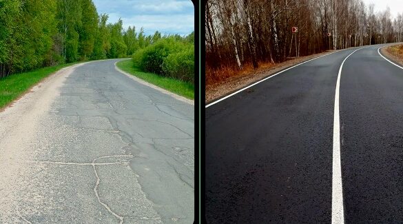 В Злынковском районе отремонтирован участок автодороги Злынка-Кожановка