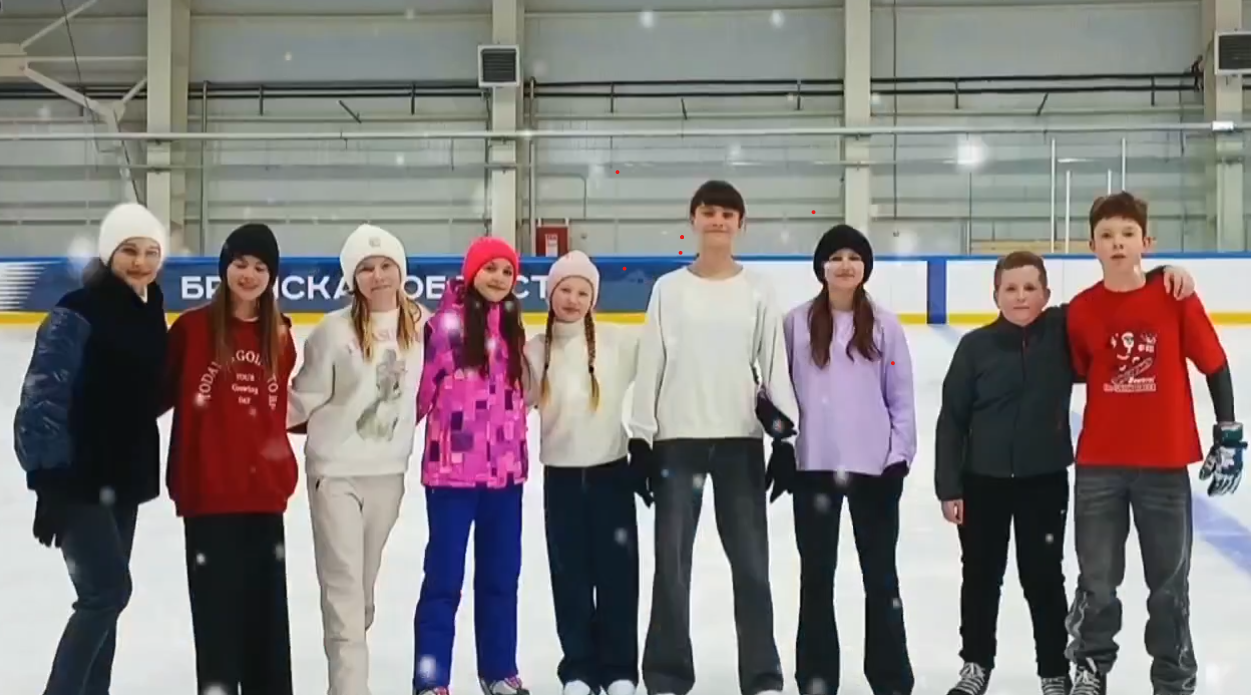 Добрунские лицеисты на льду «Патриота»