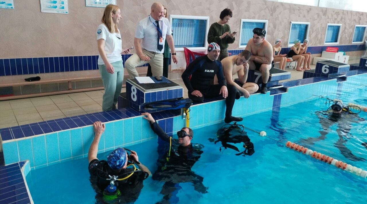 В Брянске прошли уникальные соревнования по подводному спорту