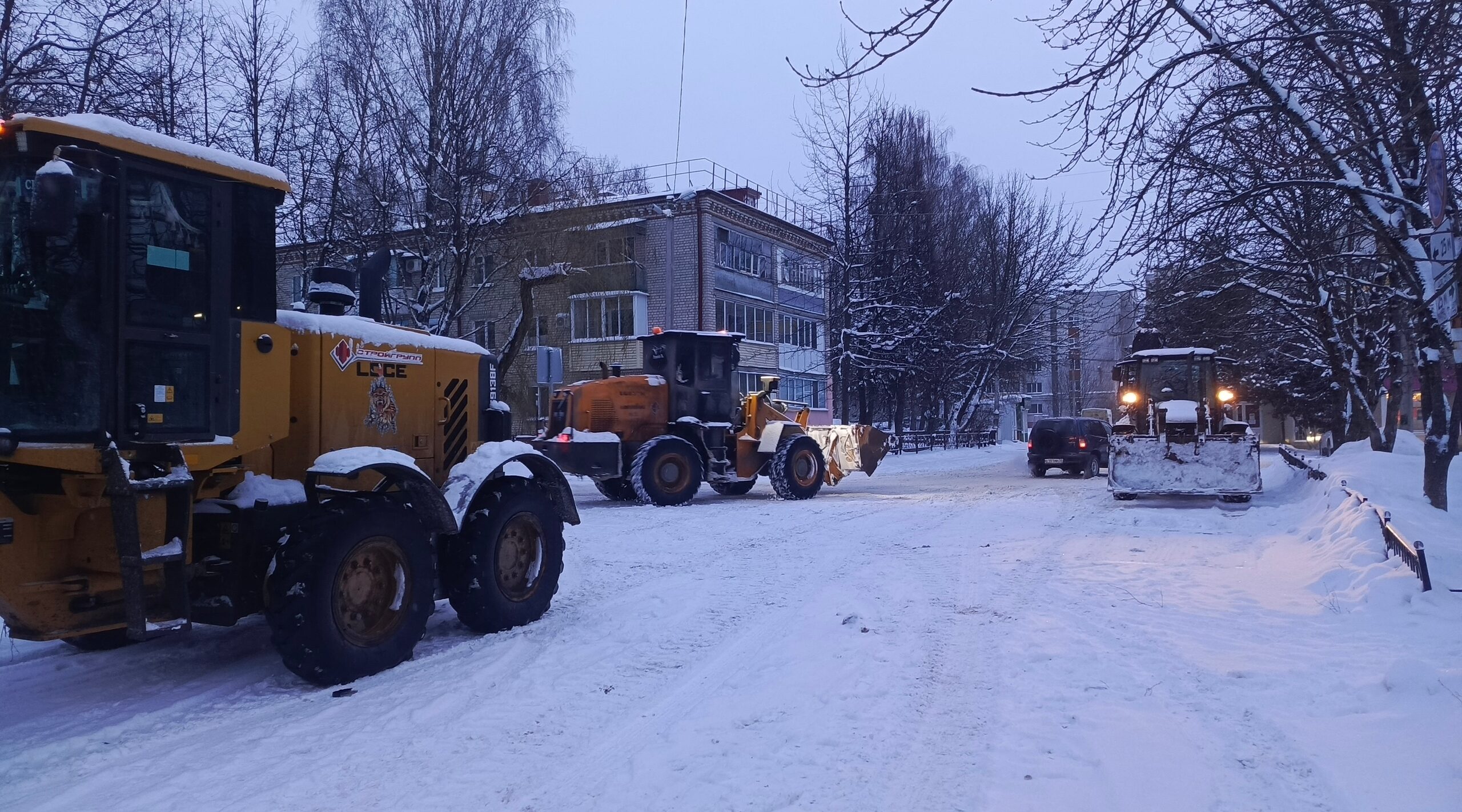 Брянский район готовится к сильному снегопаду