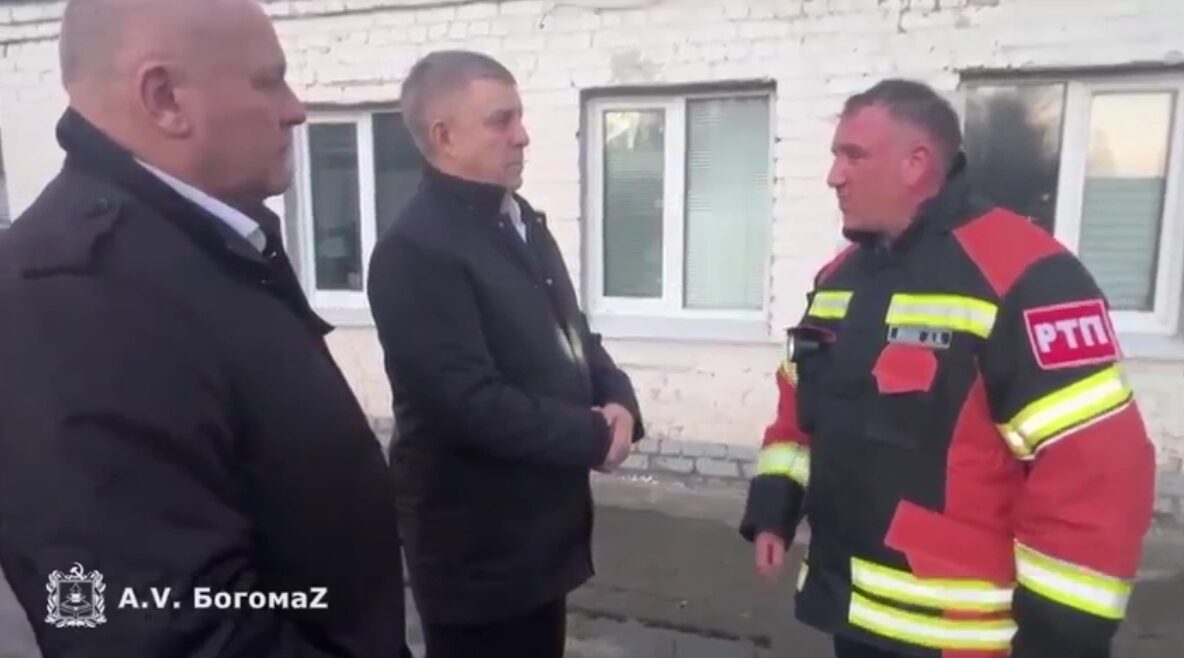 Губернатор побывал на месте происшествия