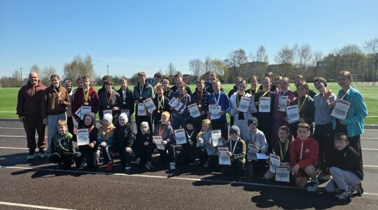 Школьники состязались в беге