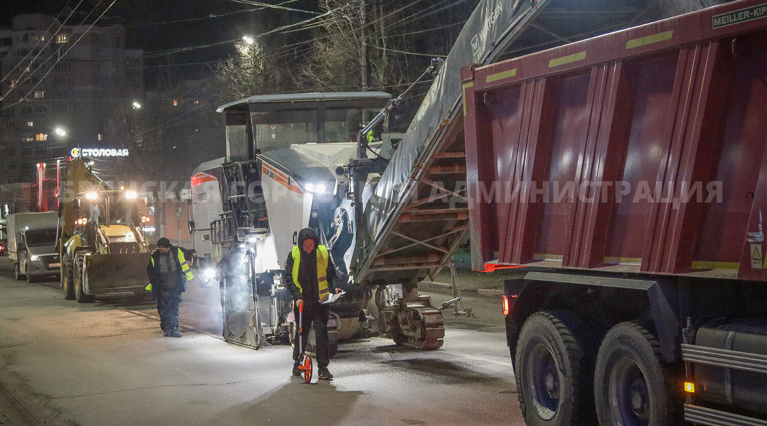 Во вторник начнется ночной ремонт улицы Советской