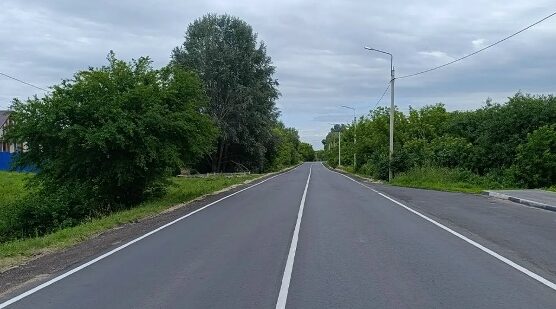 В Севском районе отремонтированы участки дороги Комаричи-Севск