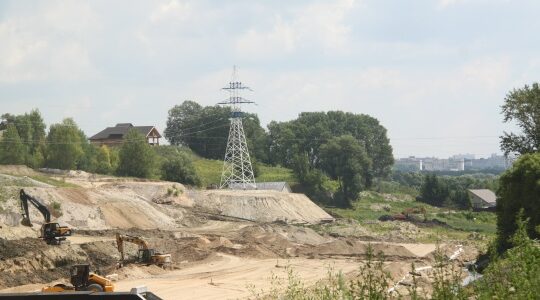 В Брянске ведется строительство дороги-дублёра улицы Карачижской