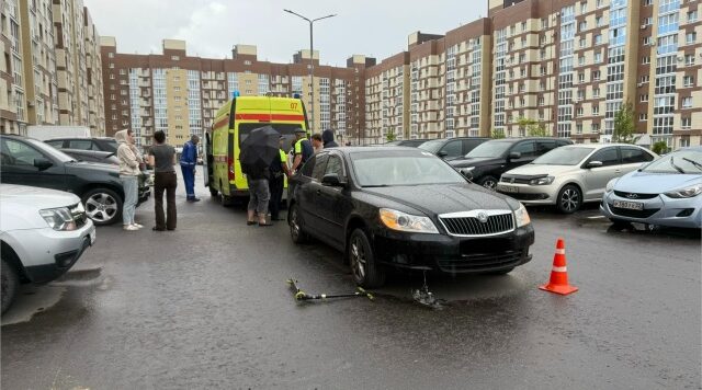 В Путёвке в ДТП во дворе пострадал ребёнок