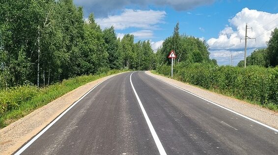 В Дубровском районе отремонтировали участок дороги автодороги «Брянск – Смоленск» – Немерь