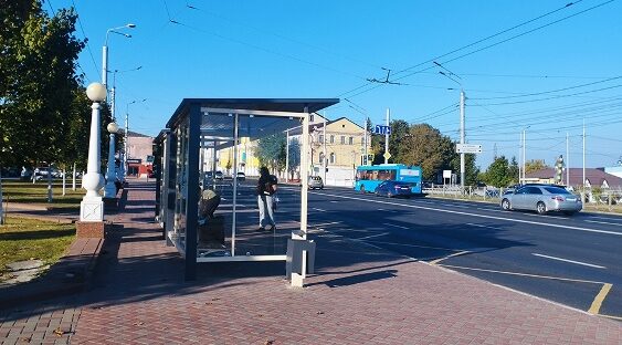 В Брянске построены новые остановочные комплексы
