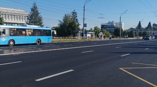 В Советском районе Брянска завершается капремонт участка улицы Калинина
