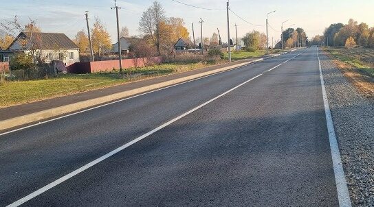 В Жуковском округе отремонтировали дорогу «Брянск – Смоленск» – Жуковка