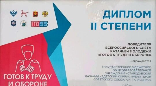 Стародубские кадеты завоевали серебро на Всероссийском слёте «Готов к труду и обороне»