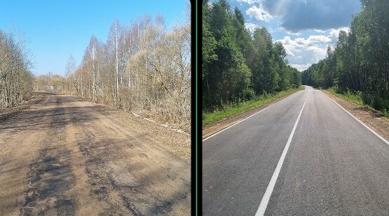В Дубровском районе отремонтировали автодорогу «Брянск – Смоленск» – Немерь