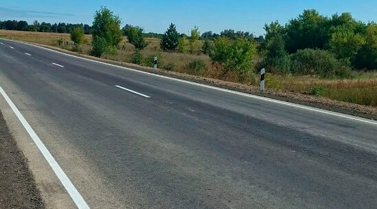 В Почепском районе отремонтировали участки дороги «Брянск – Новозыбков» – Погар